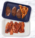 TP Serving Trays with Handles, Set of 2 Melamine Grill Prep and Serving Platters for Outdoor, Parties, and BBQ