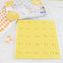 PME Fun Fonts Collection 2 Stamping Set, Letters & Numbers for Cookie & Cupcake (66 Pieces), Standard Transparent