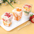 FIFWVGP 5 oz 60Pcs Plastic Dessert Cups With Lids and Spoons, Yogurt Parfait Appetizer Cups for Party, Mini Dessert