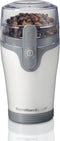 Hamilton Beach Electric Coffee Grinder for Beans, Spices, and More, Stainless Steel Blades, 12 Cups, White