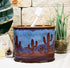 Ebros Rustic Southwestern Desert Cactus Figurine, Arizona Wilderness Bathroom Accent, Decorative Toothbrush Holder