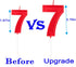 2.76in Birthday Candles Glitter Cake - Red Number 7 Candles Topper Decoration for Party Celebration