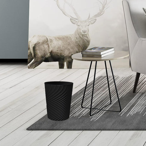 DAJITRE 1.8 Gallon Small Trash Can - Slim Profile Wastebasket Recycling Bin for Compact Spaces in Bathroom, Office,