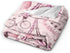 Perinsto 60"X50" Paris Eiffel Tower Throw Blanket Ultra Soft Warm All Season Romantic Travel in Paris Decorative Fleece
