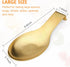 Stainless Steel Spoon Rest, Spatula Ladle Holder, Brushed Finish, Dishwasher Safe, 9.8 x 3.7 Inch