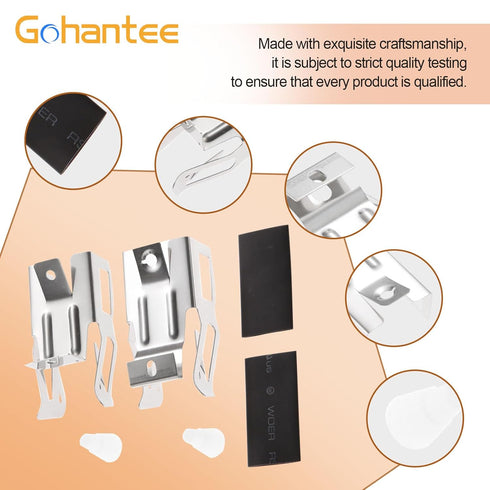 gohantee Burner Terminal Receptacle Block Kit, Pack of 4, Replace # 12001676 Compatible with Kenmore Sears & Maytag