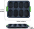 Mini Baguette Baking Tray, Non-Stick Silicone French Bread Baking Mould,DIY 8 Loave Baguette Mold Loaf Pan … by W WBLD
