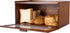Countertop ETMI Vintage Bread Box for Kitchen - Retro Brown Bread Storage Box Breadbox