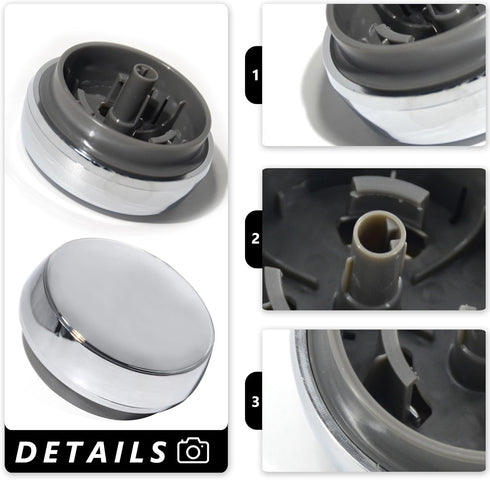 DC97-16931B Washer Dryer Control Knob for Samsung Laundry Appliance, Replaces DC97-17292A, DC64-02768A