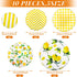 10 Pack Cloth Bowl Covers for Bread Rising, Reusable Fabric Covers, 5 Size Stretch Elastic for Food Storage
