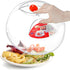 Large Microwave Cover for Food, Easy Grip Splatter Guard Lid with Steam Vent, BPA Free, 11.5 Inch, Dishwasher Safe