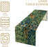 DDCBNS 13 36 Inch William Morris Flowers Birds Table Runner,Vintage Floral Retro Farmhouse Rustic Table Runner