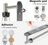 Magnetic Paper Towel Holder, One Hand Operable Wall Mount with Strong Magnetic Backing for Kitchen Refrigerator RVs