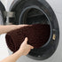 Striped Brown Toilet Bathroom Rug Mat 20" x 24", Ultra Soft Non Slip Chenille Bath Rugs for Bathroom, Bedroom, Kitchen