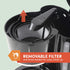 Elite Gourmet EHC-5055# Automatic Brew & Drip Coffee Maker, Black, with Reusable Filter & Water Level Indicator