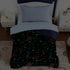 Set 4 Set Toddler Bedding - Pieces Toddler Comforter for Kids Boys, Glow in The Dark Space Bed in A Bag with Sheets