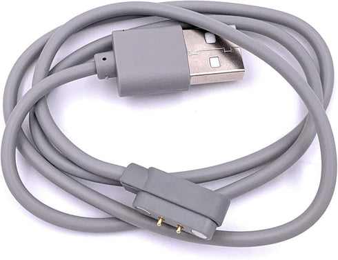 Xcivi Replacement Magnetic Induction USB Charging Cable for Portable Blender, 2FT (Grey)