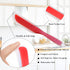 Nonstick Silicone Knife Shaped Flexible Kitchen Spatula, Kitchen Cooking Utensils with Nylon Core (Red&Green)