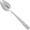 Fortessa Lucca Faceted 18/10 Stainless Steel Flatware Serving Spoon - 9-Inch
