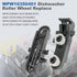 Romalon W10350401 Dishwasher Upper Rack Roller Wheels fit for Whirlpool Ken-more Dishwasher Replace w10195336 PS11753471 AP6020157 2683569 (2 Pack)