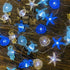 30LED 10ft Ocean Themed String Lights Marine Life Night Light Beach Dcor Sea Turtle Seahorse Starfish Clam Decorative