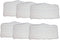 Shark Steam and Spray Mop Cleaning Pads - 6 pc for S3101, S3102, S3250, S3251, SK115, SK140, SK141
