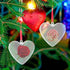 Jangostor 20 Packs Clear Heart Ornaments Balls for DIY Valentine Decorations, 6.5CM Plastic Fillable Baubles