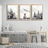 Generic 3Pcs (12x16 Boy Adventure Nursery Wall Art Woodland Animals Bear & Fox Wall Decor Picture Watercolor Mountain