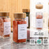 24Pcs,Seasoning Set,Kitchen Set,Seasoning DIMBRAH Spice Jars with Label Containers,Glass Spice Jars with Bamboo
