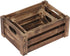 Farmhouse Wooden Crates Decorative Set of 3, Distressed Nesting Wood Crates for Storage and Home Decor