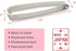 Kwizing Fish Bone Tweezers by RCI GLOBAL, Non-Slip Precision Grip, Stainless Steel Handmade (4 3/4")