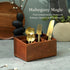 Premium Handcrafted Wooden Spoon Stand for Kitchen, Cutlery Holder for Dining Table, Wooden Caddy Storage Organizer,