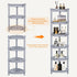 3 14.4 11.2 22.4 Inches, ELYKEN Tier Shower Caddy Organizer Shelf Corner, x x Rustproof, Plastic Shower Rack Stands