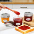 PUSKMAY 4oz (6 pack Mini Mason Jars with Lids, Small Glass Jars with Decorative Accessories, Wide Mouth Glass Storage
