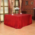 Eternal Beauty Red Square Sequin Tablecloth, Sparkly Overlay for Wedding Party Birthday Baby Shower Christmas 48"x48"