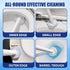 30 3-in-1 Set-2 2 30 2 Pack. Disposable Toilet Brush with Brush Heads, Toilet Cleaning System Ergonomic Toliet Wand