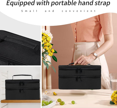 Storage Bag for Hand Blender, Carrying Case for Immersion Blender Handheld, Stick Blender Travel Storage Organizer (Bag