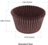 200pcs Standard Rainbow cupcake liners for baking,food-grade cupcake wrappers,greaseproof parchment muffin liners,Christmas cupcake liners for Christmas decorations by Bake Choice