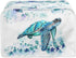 Hippie Sea Turtle Toaster Cover, 2 Slice, Dustproof Kitchen Appliance Cover, Aqua Blue, Machine Washable