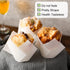 Jutom 200 Pack Tulip Cupcake Liners, Greaseproof Muffin Liners for Weddings and Parties, White
