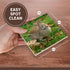 3dRose Bunny Rabbit in Autumn Ceramic Tile Coasters, Set of 4
