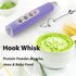 Handheld Milk Frother Rechargeable - Electric Whisk 3 Speed Adjustable, Coffee Frother Wand with 3 Stainless Whisks