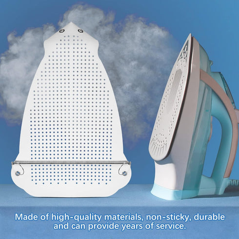 Cunhill 2 Pieces Ironing Shoe Cover, Iron Soles Aluminum Material, Electric Iron Assistant Tool, Safe Slip on for Most