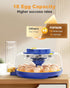18 Chicken Egg Incubators for Hatching Eggs: Egg Incubator with Automatic Egg Turning and Humidity Control - Egg