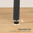2-Tier 15.7"L 15.7"W 24"H, BF181BZ01 HOOBRO Square Side Table, Small Sofa End Table, Modern Simple Nightstand