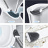 Sellemer Toilet Brush and Holder Set for Bathroom, Flexible Toilet Bowl Brush Head with Silicone Bristles, Compact Size for Storage and Organization, Ventilation Slots Base (1 Pack, Multicolor) by Sellemer