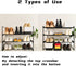 3-Tier Closet, Corridor-Closet Shoe Rack Organizer, Reversible Metal Space Saving Shoe Storage Shelf - for Entryway