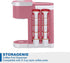 STORAGENIE Coffee Pod Holder for Kerig Kcup, Red Side Mount K Cup Storage Organizer for Small Counters