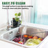 Tempered Glass Cutting Boards, 2PCS 12x16 inch Clear Non-Slip Boards for Kitchen Counter, Heat-Resistant, Easy to Clean