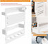 Yieach Bedside Wall Organizer for Dorm Bed,Rv,Small Room and Nightstand,Wall Mounted Floating Shelves and Bedside Shelf